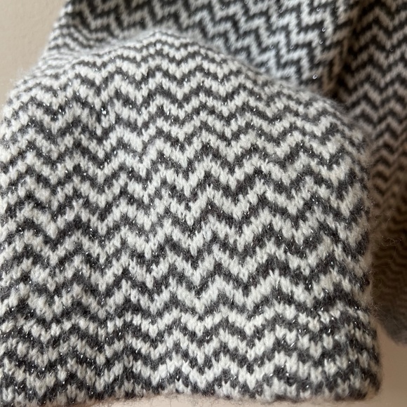 JM Collection Sz 2X Knit Gray Oversized Open Cardigan Sweater Long Sleeve - Picture 6 of 9